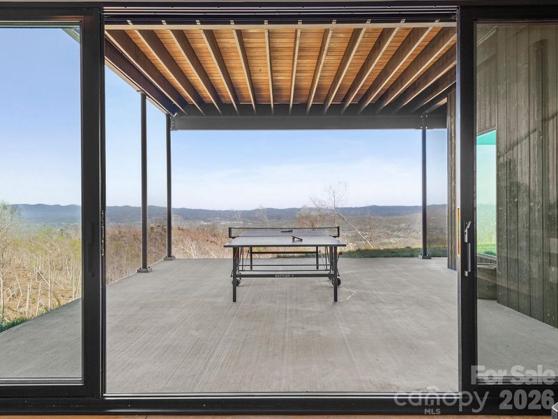 Exterior details and patio area of a home in , Asheville (Image 26).