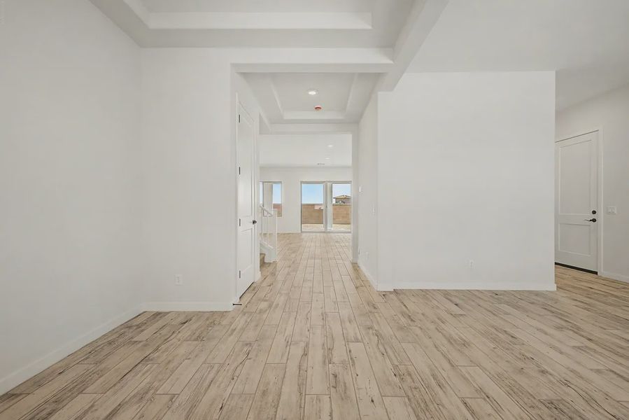 Spacious, unfurnished interior of a new home in Valencia at Granite Vista, Waddell (Image 18). Spacious, unfurnished interior of a new home in Valencia at Granite Vista, Waddell (Image 18).