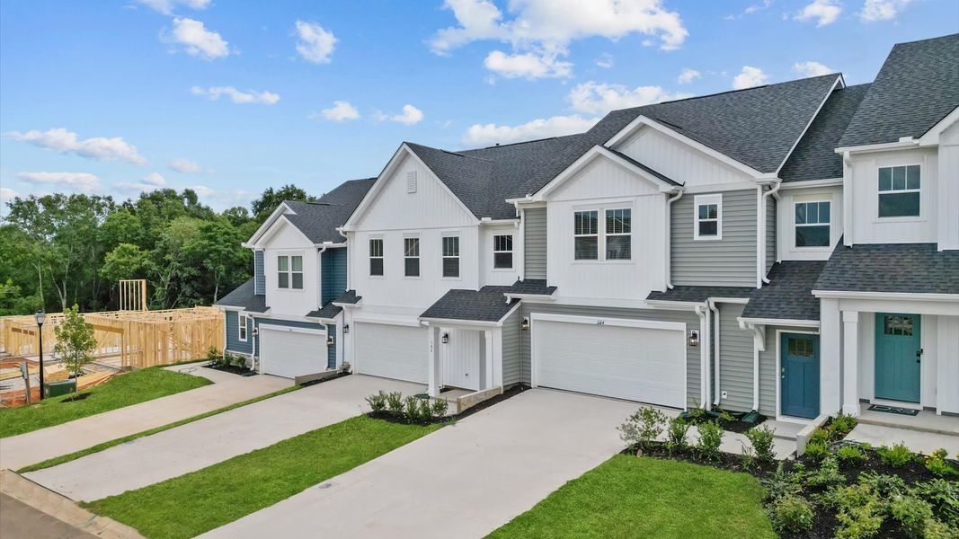 Front exterior of a new home in Silo Ridge, Anderson, SC, highlighting curb appeal (Image 2).