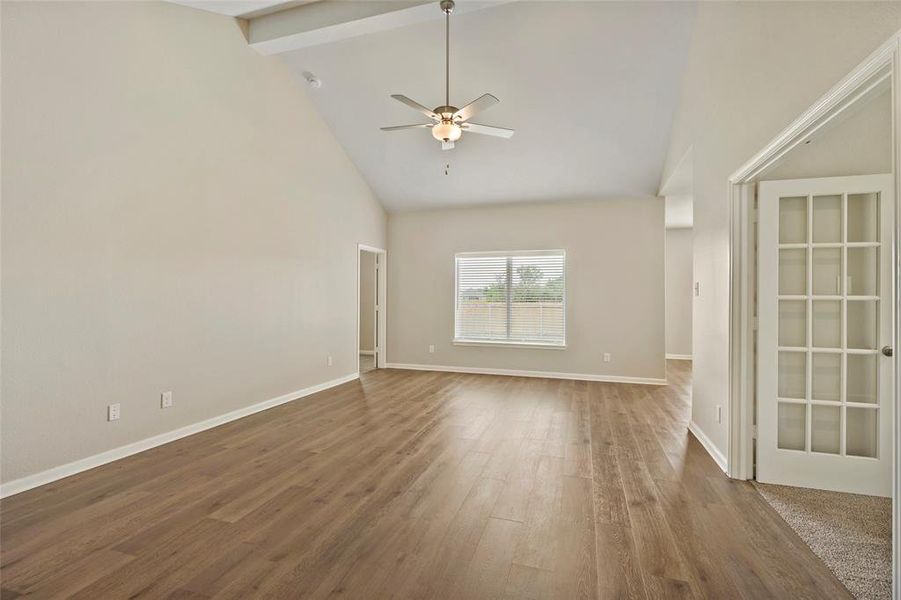 Spacious, unfurnished interior of a new home in Creekside Estates, Terrell (Image 15). Spacious, unfurnished interior of a new home in Creekside Estates, Terrell (Image 15).