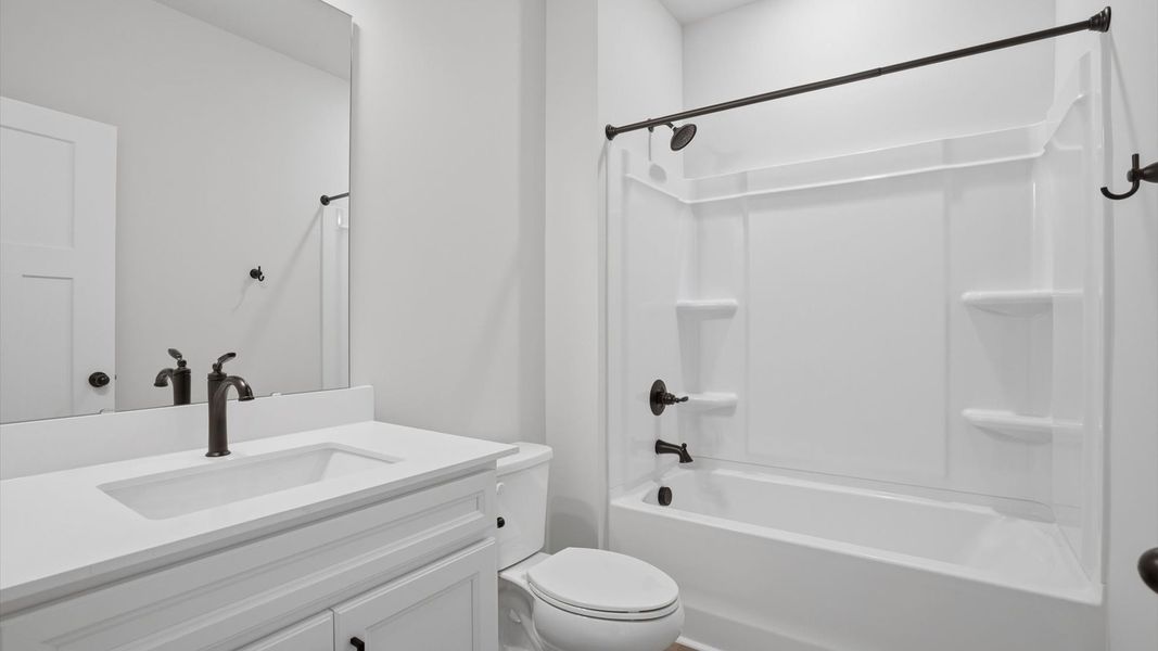 Furnished interior view inside a new home in Mulberry Estates, Simpsonville (Image 28).