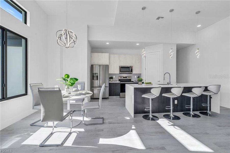 Furnished interior view inside a new home in , Port Charlotte (Image 15).