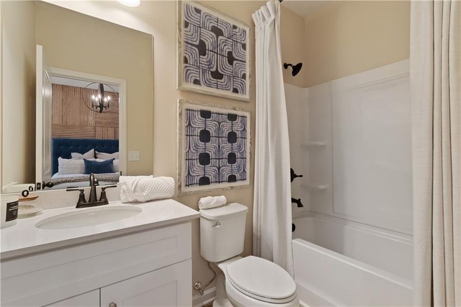 Furnished interior view inside a new home in Abbotts Crossing, Conyers (Image 20).