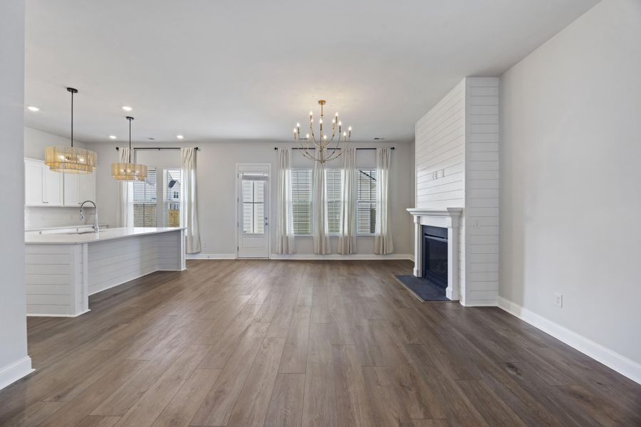 Spacious, unfurnished interior of a new home in Sweetgrass at Summers Corner, Summerville (Image 24). Spacious, unfurnished interior of a new home in Sweetgrass at Summers Corner, Summerville (Image 24).