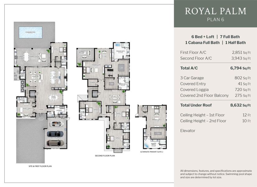 2D floor plan layout of this home in , West Palm Beach, FL (Image 2).