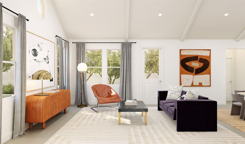 Open great room (*Artist rendering used for illustration purposes only.)