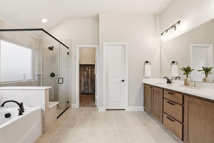 Furnished interior view inside a new home in Hayes Crossing, Midlothian (Image 23).