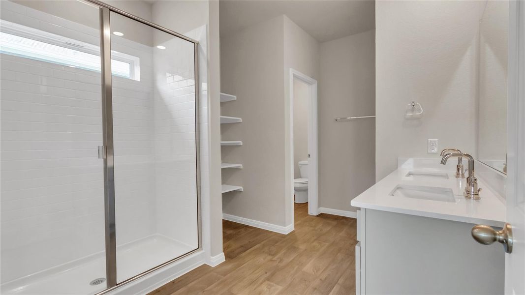 Furnished interior view inside a new home in Carillon, Manor (Image 9).