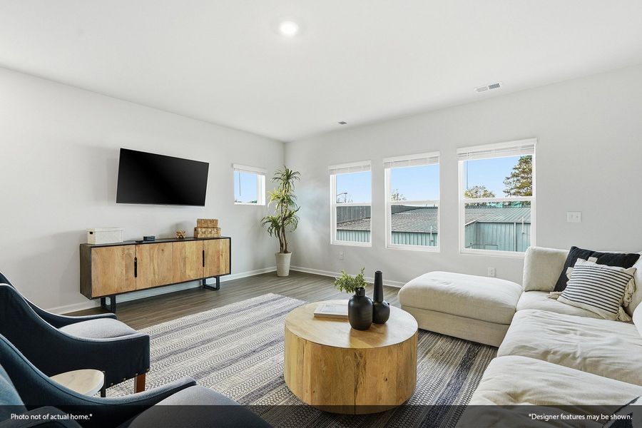 Furnished interior view inside a new home in Nichols Landing, Charlotte (Image 7).