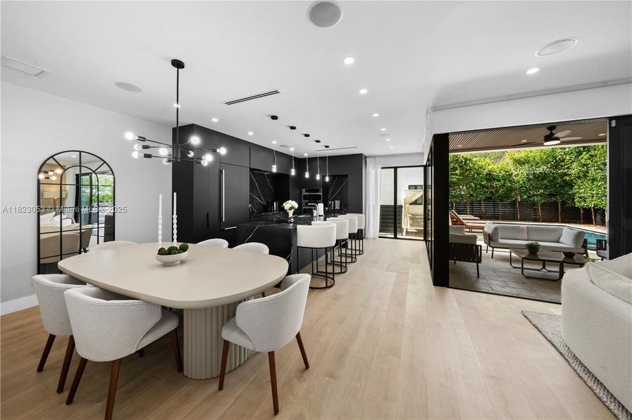 Furnished interior view inside a new home in , Miami (Image 15).