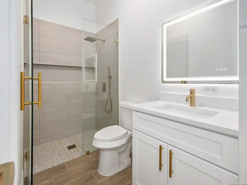 Furnished interior view inside a new home in , Elmendorf (Image 20).