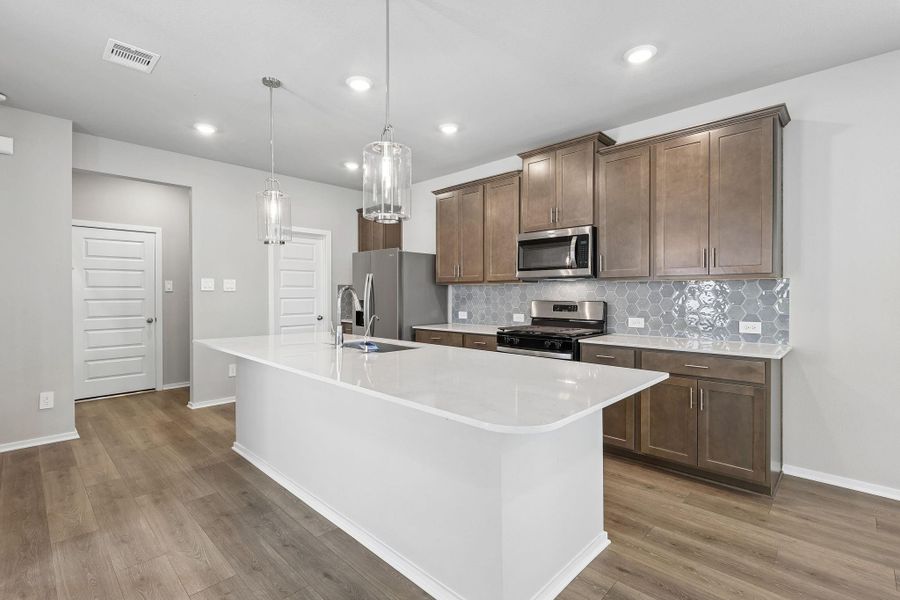 Furnished interior view inside a new home in Pinewood Trails - City Series, Atascocita (Image 10).