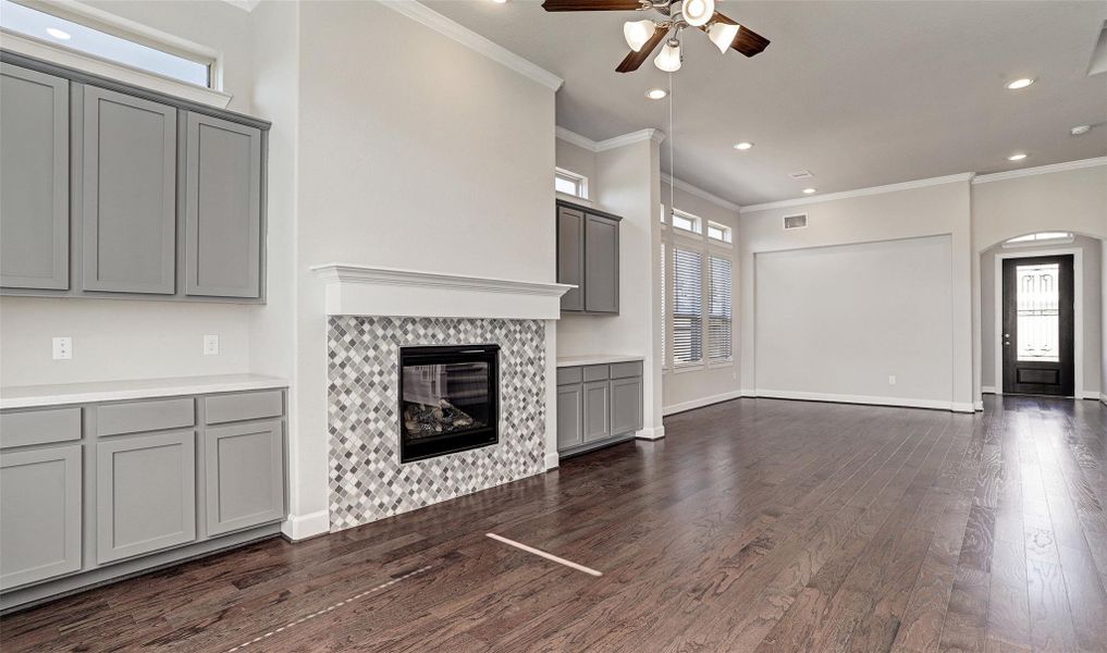 Cozy great room with fireplace (*Photo not of actual home and used for illustration purposes only.) Cozy great room with fireplace (*Photo not of actual home and used for illustration purposes only.)