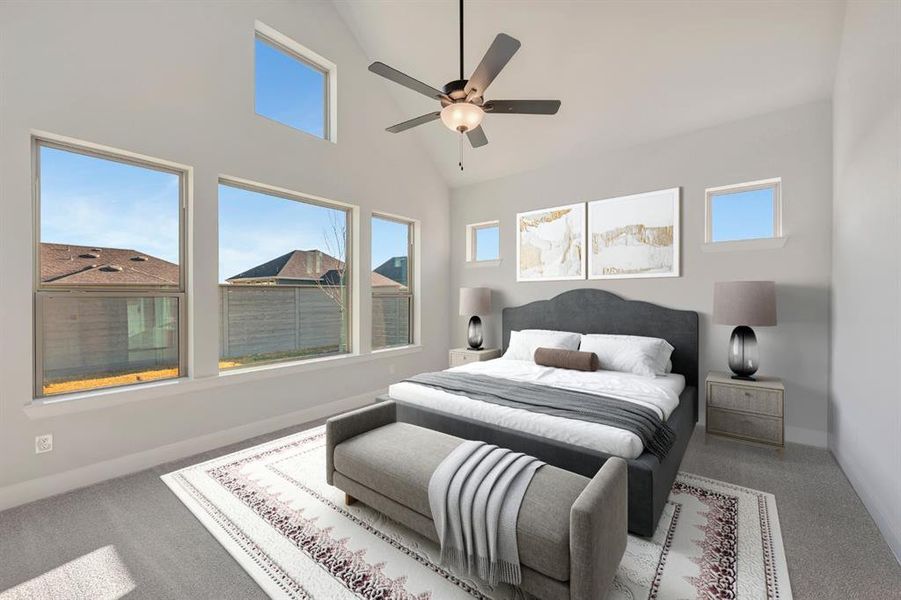 Furnished interior view inside a new home in Treeline, Justin (Image 10).