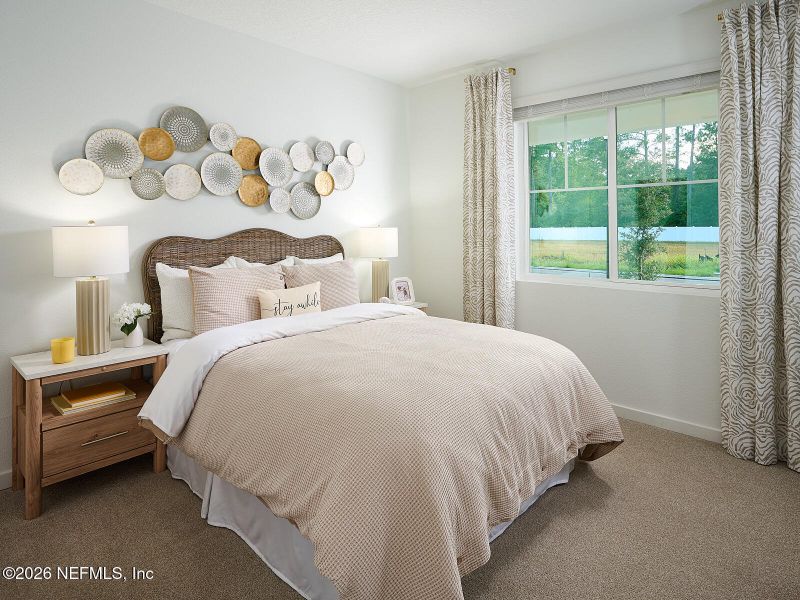 Furnished interior view inside a new home in Azalea Creek, Jacksonville (Image 3).