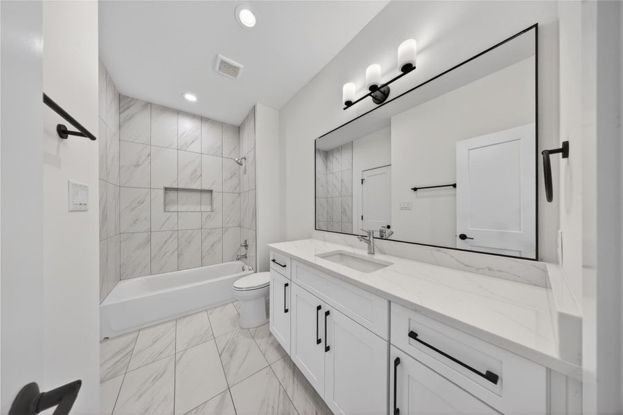 Furnished interior view inside a new home in , Houston (Image 14).