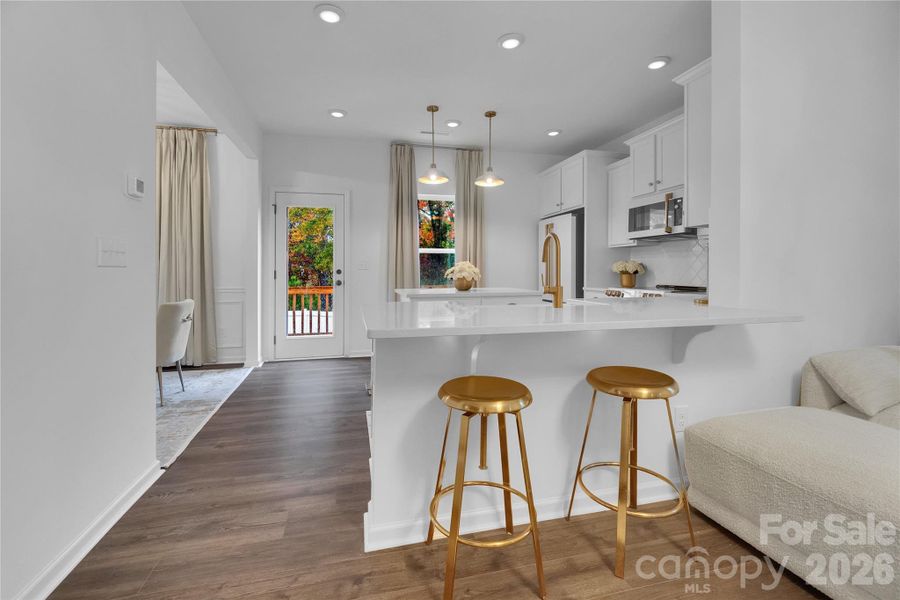 Furnished interior view inside a new home in Aubreywood, Charlotte (Image 7).