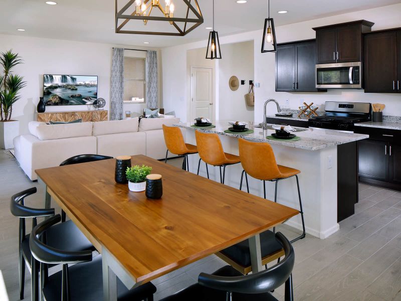 Furnished interior view inside a new home in Mandarina - Signature Series, Marana (Image 3).