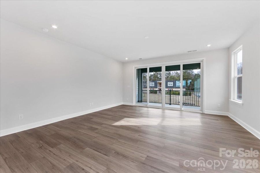 Living Room with Access to Outdoor Living Space Living Room with Access to Outdoor Living Space