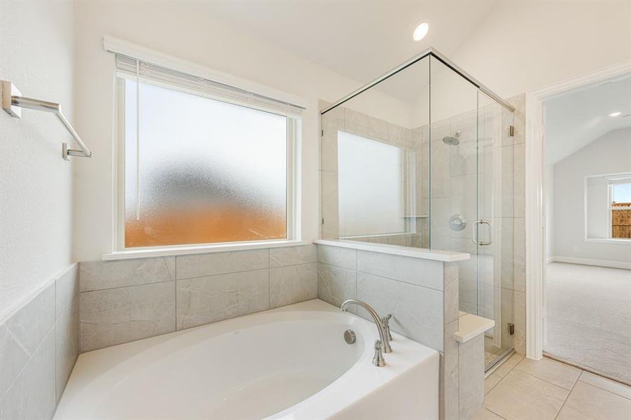 Furnished interior view inside a new home in ArrowBrooke Classic 50, Aubrey (Image 7).