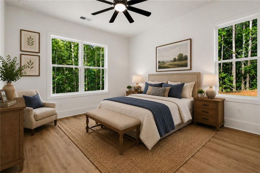 Furnished interior view inside a new home in , Jasper (Image 36). Furnished interior view inside a new home in , Jasper (Image 36).