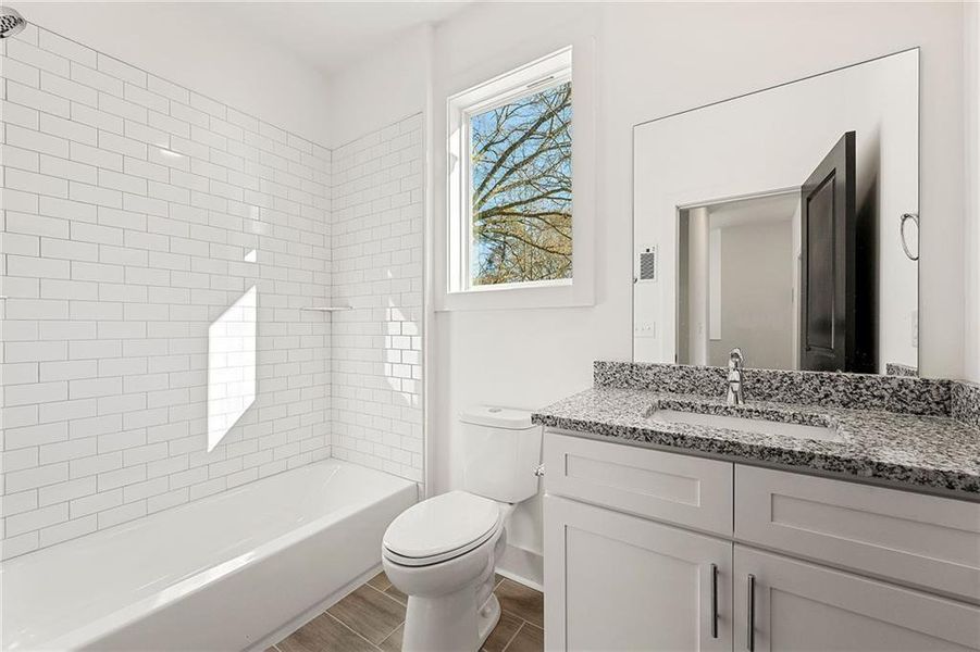 Furnished interior view inside a new home in , Atlanta (Image 9).