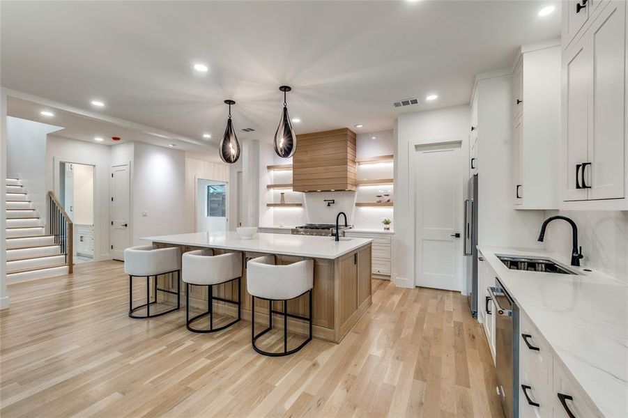 Furnished interior view inside a new home in , Dallas (Image 12).