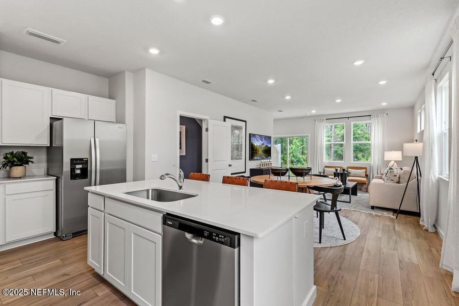 Furnished interior view inside a new home in , Jacksonville (Image 12).