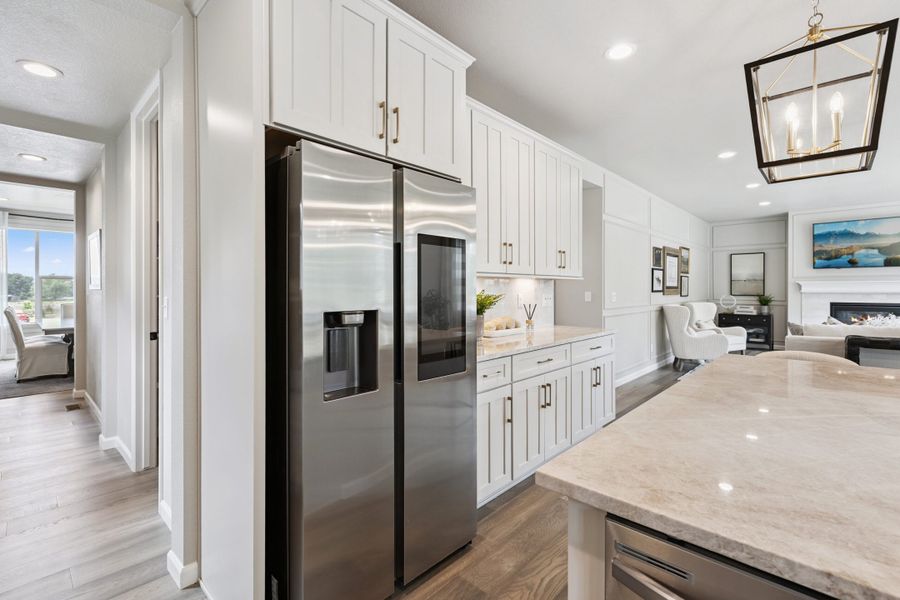 Representative furnished interior of a home built from the Silverton by Landsea Homes in Highlands Preserve, Mead (Image 32).