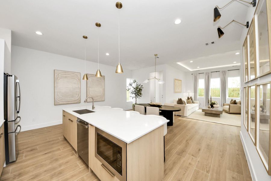 Furnished interior view inside a new home in , Houston (Image 28).