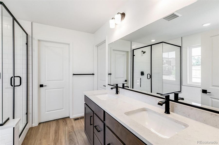 Furnished interior view inside a new home in Terrain Oak Valley, Castle Rock (Image 10).