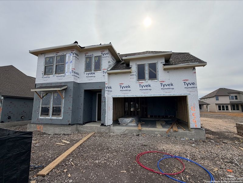In-progress construction of a new home in Nopal Valley, San Antonio, TX (Image 6).