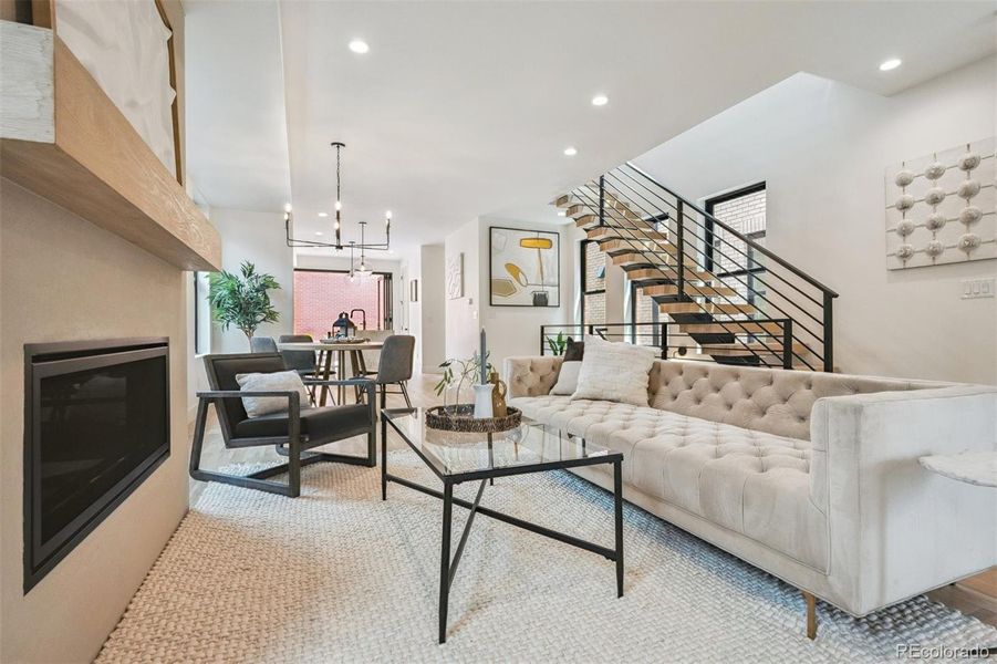 Furnished interior view inside a new home in , Denver (Image 18).