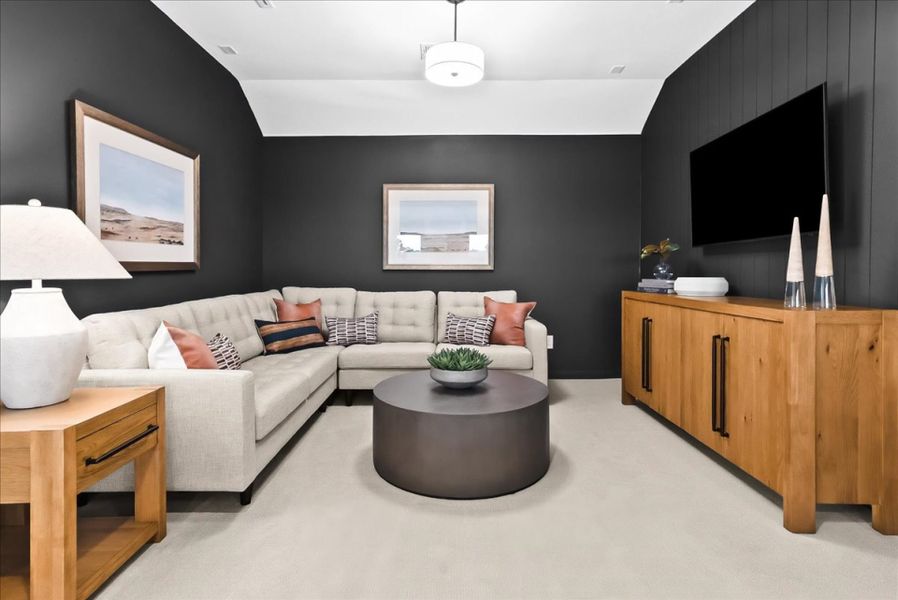 Furnished interior view inside a new home in Sutton Fields, Celina (Image 19).