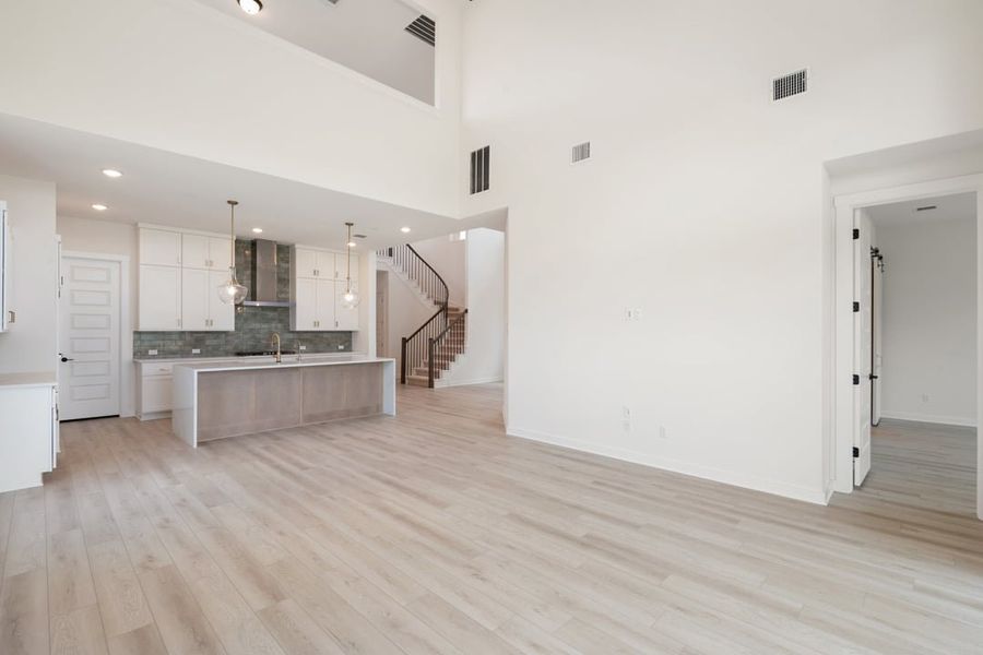 Spacious, unfurnished interior of a new home in Arbor Collection At Wolf Ranch, Georgetown (Image 24).