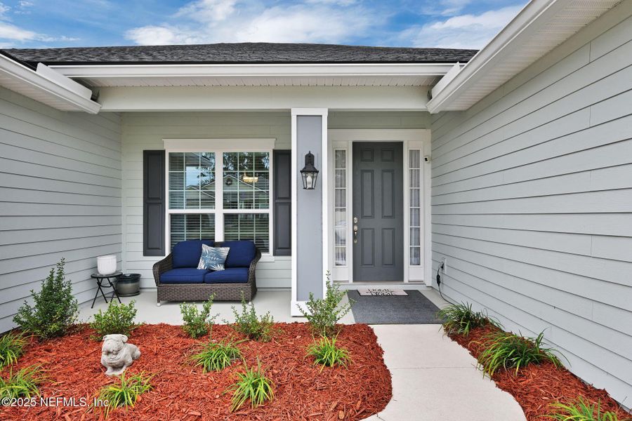 Exterior details and patio area of a home in , Middleburg (Image 4). Exterior details and patio area of a home in , Middleburg (Image 4).