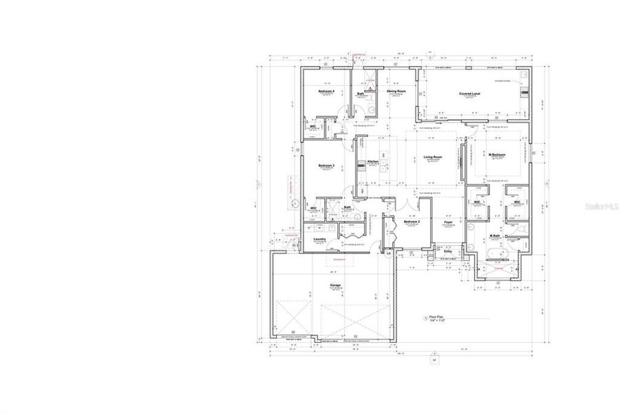 2D floor plan layout of this home in , Cape Coral, FL (Image 6).