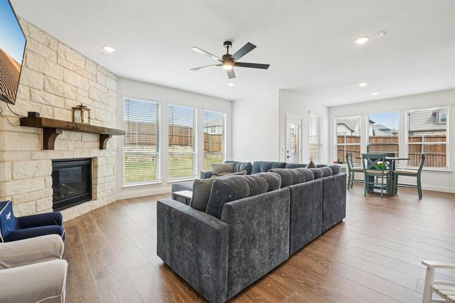 Furnished interior view inside a new home in , Wylie (Image 11). Furnished interior view inside a new home in , Wylie (Image 11).