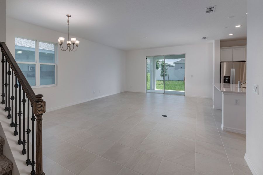 Spacious and Inviting Living Room in Central Florida Home
