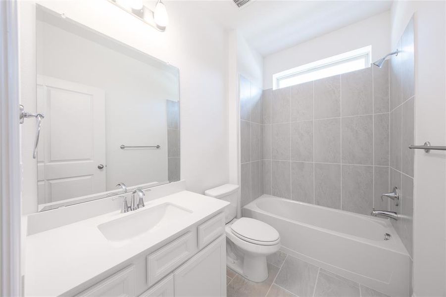 Furnished interior view inside a new home in Enclave at Legacy Hills: Crossings 50', Celina (Image 3).