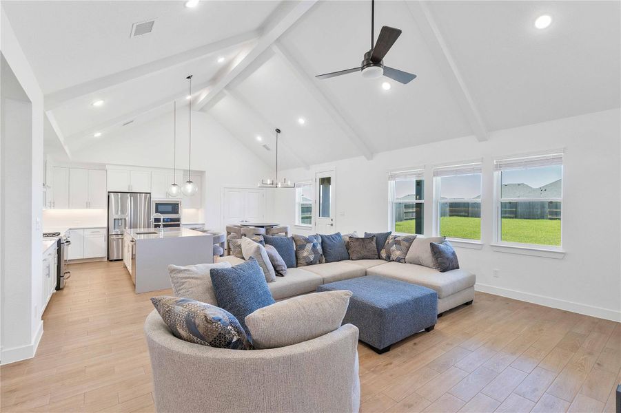 Furnished interior view inside a new home in River Ranch Estates, Dayton (Image 5).