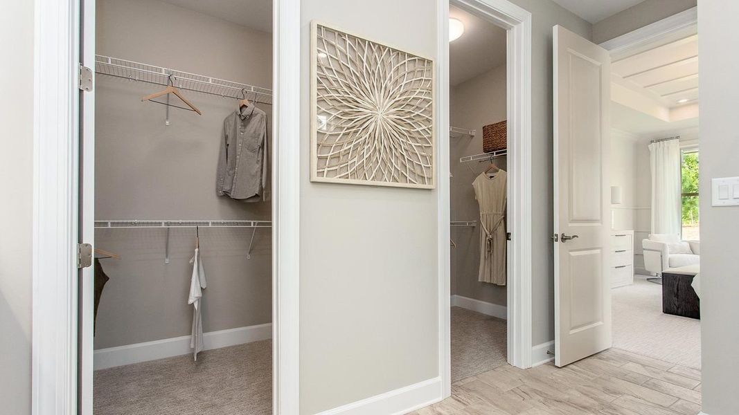 Owner's Suite His & Hers Closets Owner's Suite His & Hers Closets