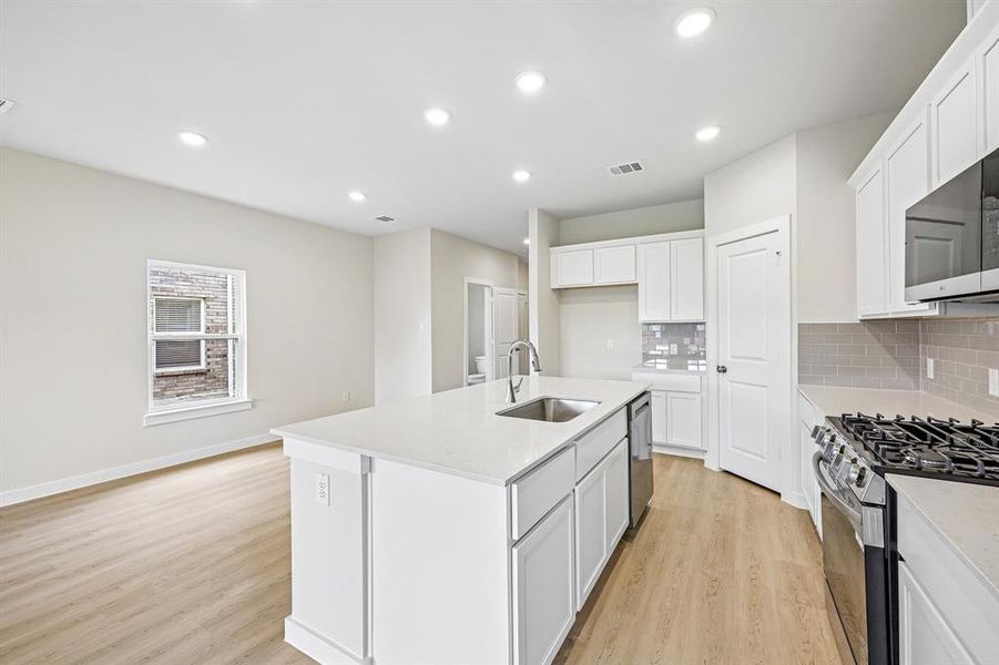 Furnished interior view inside a new home in Overland Grove, Forney (Image 8).