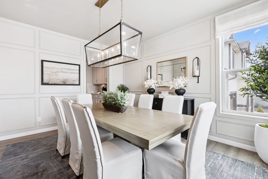 Representative furnished interior of a home built from the Silverton by Landsea Homes in Highlands Preserve, Mead (Image 45).
