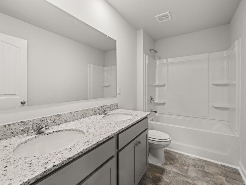 Furnished interior view inside a new home in Parkside at Carter Grove, Cartersville (Image 7).