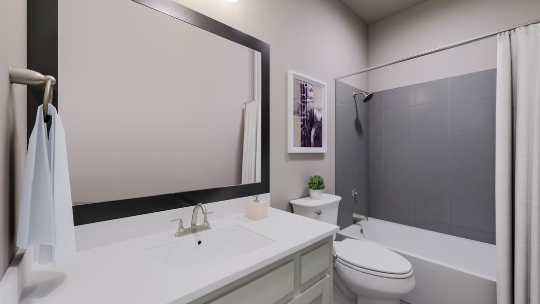 Representative furnished interior of a home built from the Ava by Tri Pointe Homes in View at the Reserve, Mansfield (Image 10).