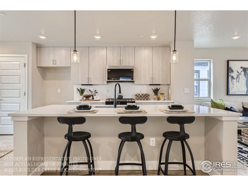 Furnished interior view inside a new home in Baseline, Broomfield (Image 7).