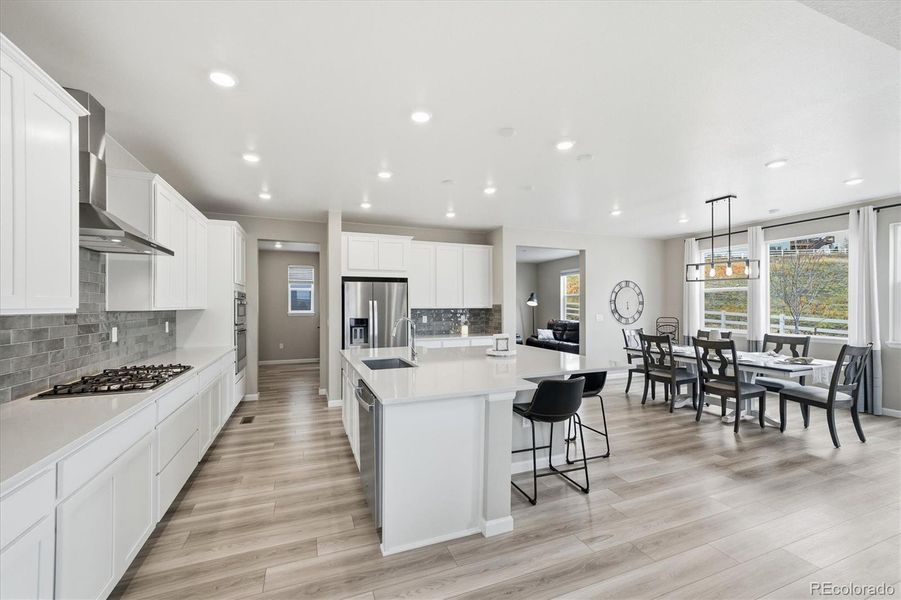 Furnished interior view inside a new home in , Castle Rock (Image 11).