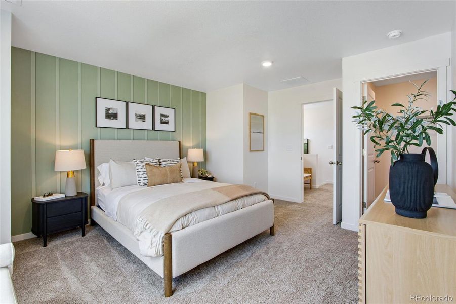 Furnished interior view inside a new home in Settlers Crossing, Commerce City (Image 6).