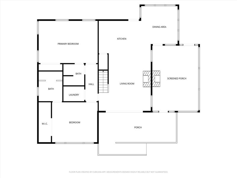 2D floor plan layout of this home in , Nebo, NC (Image 6).